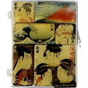 浮世絵マグネット 6個セット浮世絵 日本 マグネット おみやげ 葛飾北斎 赤富士 北斎 波裏 写楽 歌麿 ビードロ 三美人 国貞 相撲 版画 喜多川歌麿 東洲斎...