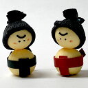 起き上がりこぼし 相撲 力士 2個セットミニ人形 縁起物 すもう人形 日本のお土産 フィギュア メール便 送料無料