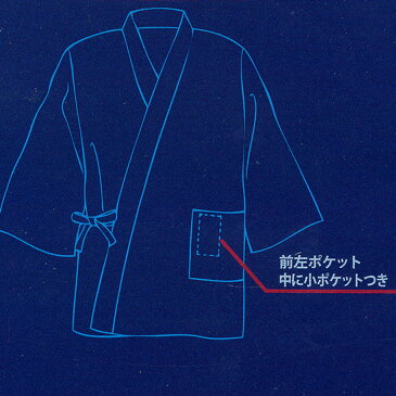 デニム生地の作務衣(さむえ）緑色 LLサイズ【楽ギフ_包装】【日本のおみやげ】【日本のお土産】【外国へのお土産】【ホームステイのおみやげ】【日本土産】