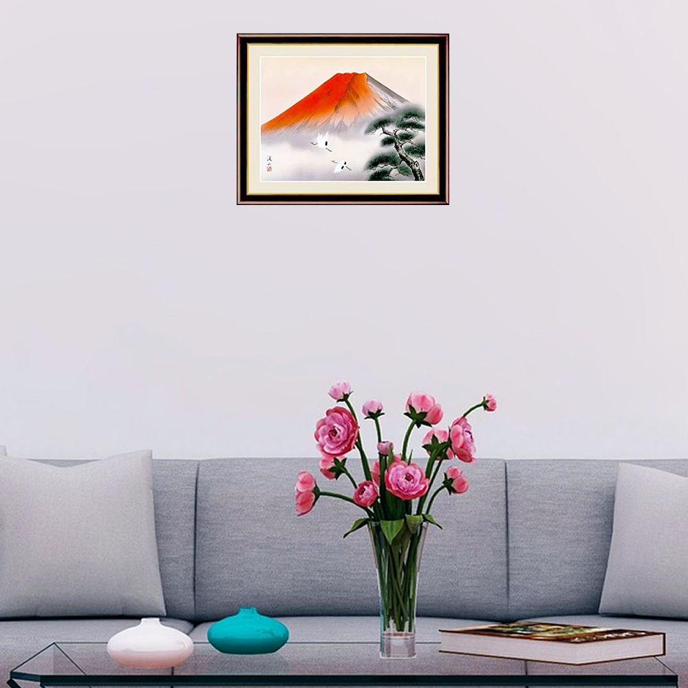 楽天市場】開運 赤富士(絵画|アート・美術品・骨董品・民芸品 楽天市場】開運 赤富士(絵画|アート・美術品・骨董品・民芸品