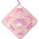 ループ付きタオル サンリオ ステップ マイメロディタオルハンカチ ピンク 入園準備 ミニタオル 34x34cm 綿100% ハンドタオル サンリオ マイメロ マ...
