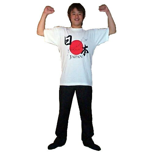 外国人向けおみやげTシャツ日本地図 白 L【日本のおみやげ】【日本のお土産】【外国へのお土産】【ホームステイのおみやげ】メール便 送料無料