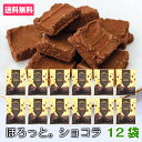 お菓子 黒糖 スイーツ ほろっとショコラ 12袋 ミルクチョコ味 送料無料 個包装 チョコレート風味 おやつ 子供 小学生 大人 友達 会社 職場 上司 父 母 祖父 祖母 常温 日持ち まとめ買い バレンタイン プチギフト ばらまき お配り 友チョコ チョコ以外 2022