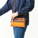 アクセサリーポーチ SADDLE ソフト牛革シャドーショルダーバッグ 横型 チョコ ソフト牛革シャドー hb01016A04記念品 お祝い プレゼント お誕生日