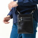 アクセサリーポーチ BLAZER CLUB 牛革ショルダー 縦型 黒 牛革メンズ hb16367A01記念品 お祝い プレゼント お誕生日