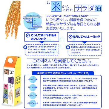 お歳暮 2019 油 オイル お歳暮 御歳暮 お手土産 お年賀 KOMEOIL15003P ／オリザ油化 健康食生活 お米からとれたサラダ油 食用米油 1500g 3本 KOMEOIL15003P