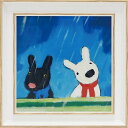 絵画額 リサとガスパール アートフレーム Sサイズ 「たいくつないちにち」 壁掛、卓上両用(木製丸棒足付) GL-02007周年記念品 プレゼント 退職記念 卒...
