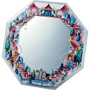鏡 ミラー 八角 ミラー アート(Mサイズ) −なかの まりの− 「虹への階段」 壁掛、卓上両用 NM-03502お祝い プレゼント 記...