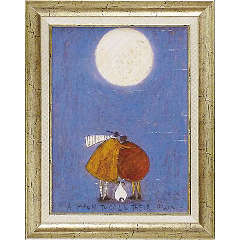 楽天景品＆名入れのお祝いギフトランド絵画 サム トフト 「月夜のふたり」 ST-08008周年記念品 プレゼント 退職記念 卒業記念 名入れ相談