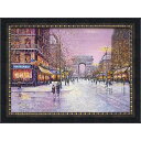 絵画 ギィ デサップ 「冬の凱旋門」 GD-22001周年記念品 プレゼント 退職記念 卒業記念 名入れ相談
