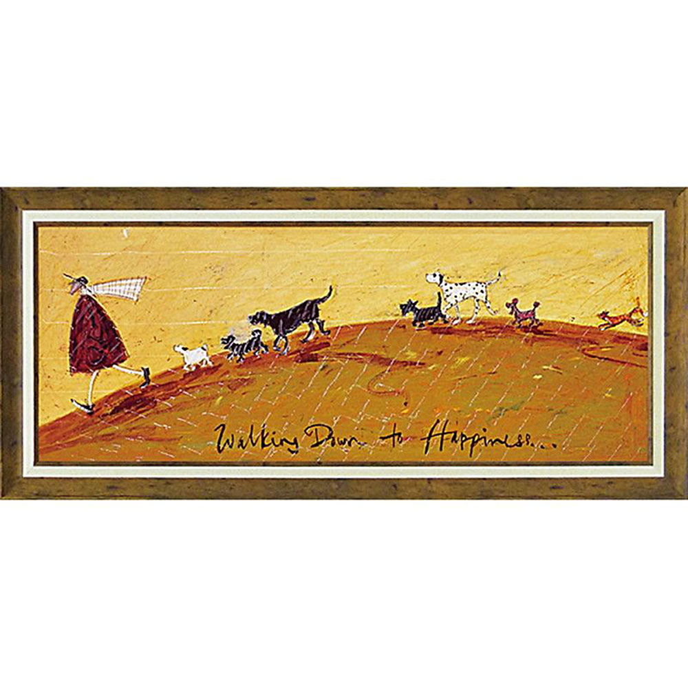 絵画 サム トフト 「幸せへ向かって」 ST-15005周年記念品 プレゼント 退職記念 卒業記念 名入れ相談