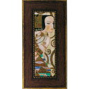 絵画 クリムト 「ザ、ウェイティング」 GK-07020周年記念品 プレゼント 退職記念 卒業記念 名入れ相談