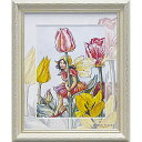 絵画額 フラワー フェアリーズ アート フレーム 「チューリップ フェアリー」 壁掛用 FF-05006周年記念品 プレゼント 退職記念 卒業記念 名入れ相談