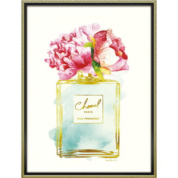 壁面飾り 絵画 額 おしゃれ かわいい BC-18001 /ブランド キャンバスアート 「パフューム ボトル1(Lサイズ)」 壁掛用 BC-18001