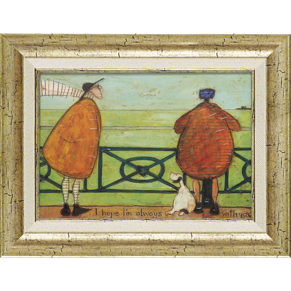 絵画 サム トフト 「いつも一緒に…」 ST-05826周年記念品 プレゼント 退職記念 卒業記念 名入れ相談