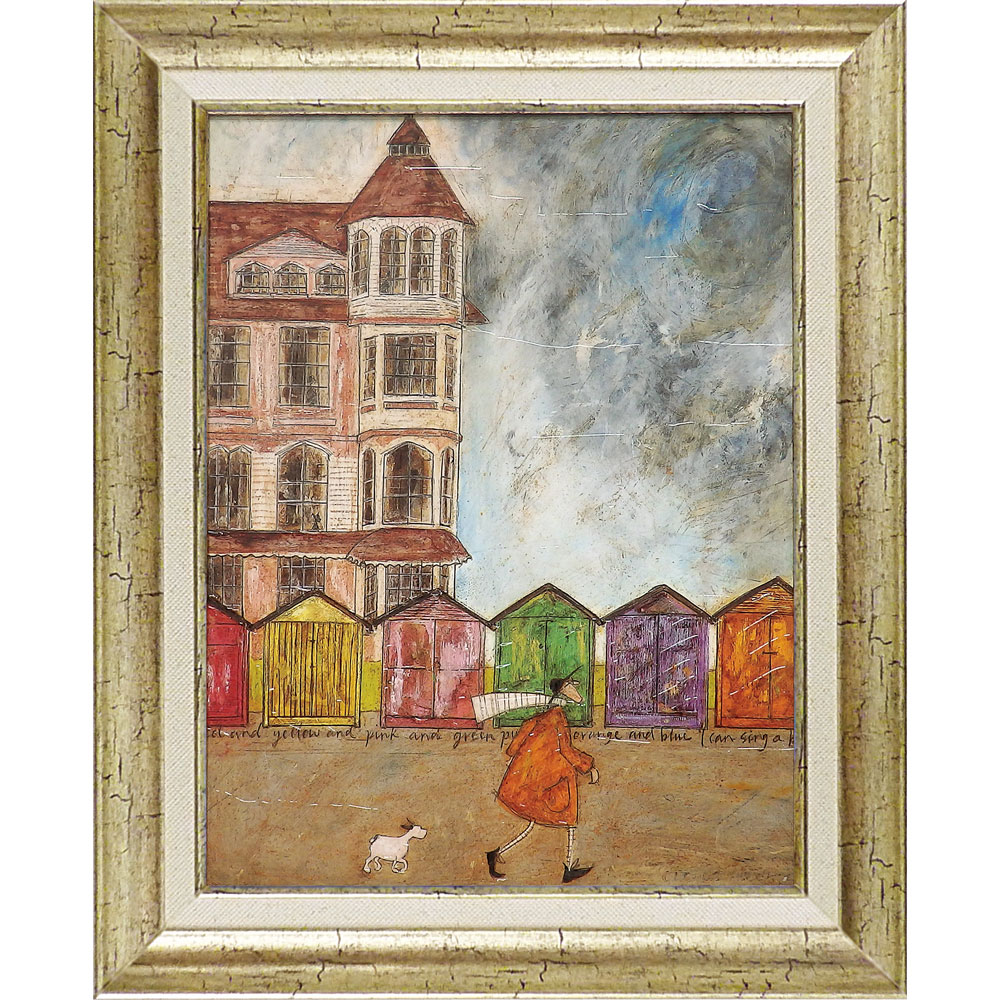 絵画 サム トフト 「海の家で」 ST-08023周年記念品 プレゼント 退職記念 卒業記念 名入れ相談