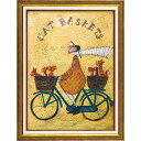 絵画 サム トフト 「キャット バスケット」 ST-16024周年記念品 プレゼント 退職記念 卒業記念 名入れ相談