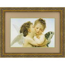 絵画 エンジェル フレーム ブーグレー 「ファーストキス」 MW-12026周年記念品 プレゼント 退職記念 卒業記念 名入れ相談