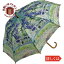 男女兼用雨傘 名画 木製ジャンプ傘 (モネ「睡蓮の池と日本の橋」) AU-02220記念品 粗品 傘寿 記念品 長寿 名入れ 相談