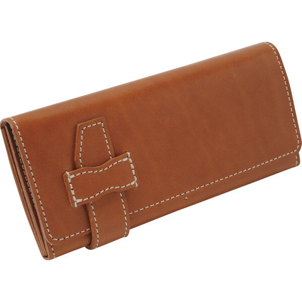 【5/10限定! 抽選で100%P還元&最大P10倍 ※要エントリー】 送料無料 ヌメ革 長財布 キャメル OJ-2504 ギフト対応不可