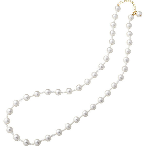 アトリエエトラ コットンパールネックレス ホワイト CTP‐035W ギフト対応不可