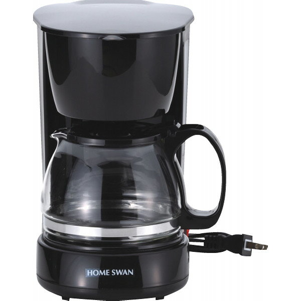 ホームスワン コーヒーメーカー5カップ SCM-05(S) 送料無料 (メーカー直送/代引不可) (ギフト対応不可)