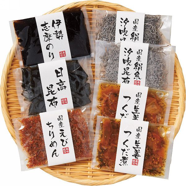国産佃煮詰合せ KT-35 ギフト対応不可