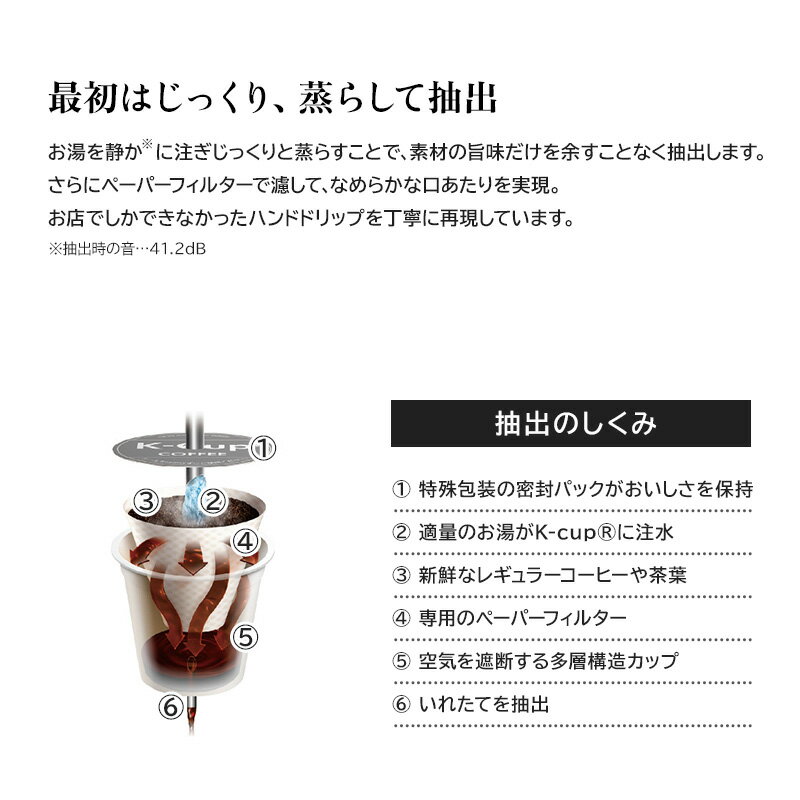 キューリグ KEURIG 専用 カプセル式 K-cup コーヒーメーカー 抽出機 BS300 セラミックホワイト （ギフト対応不可）（送料無料）