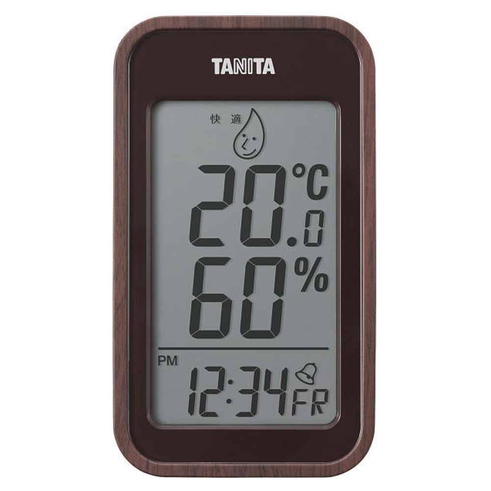 Rakuten - タニタ デジタル温湿度計 ブラウンウッド TT592BR 送料無料 ギフト対応不可