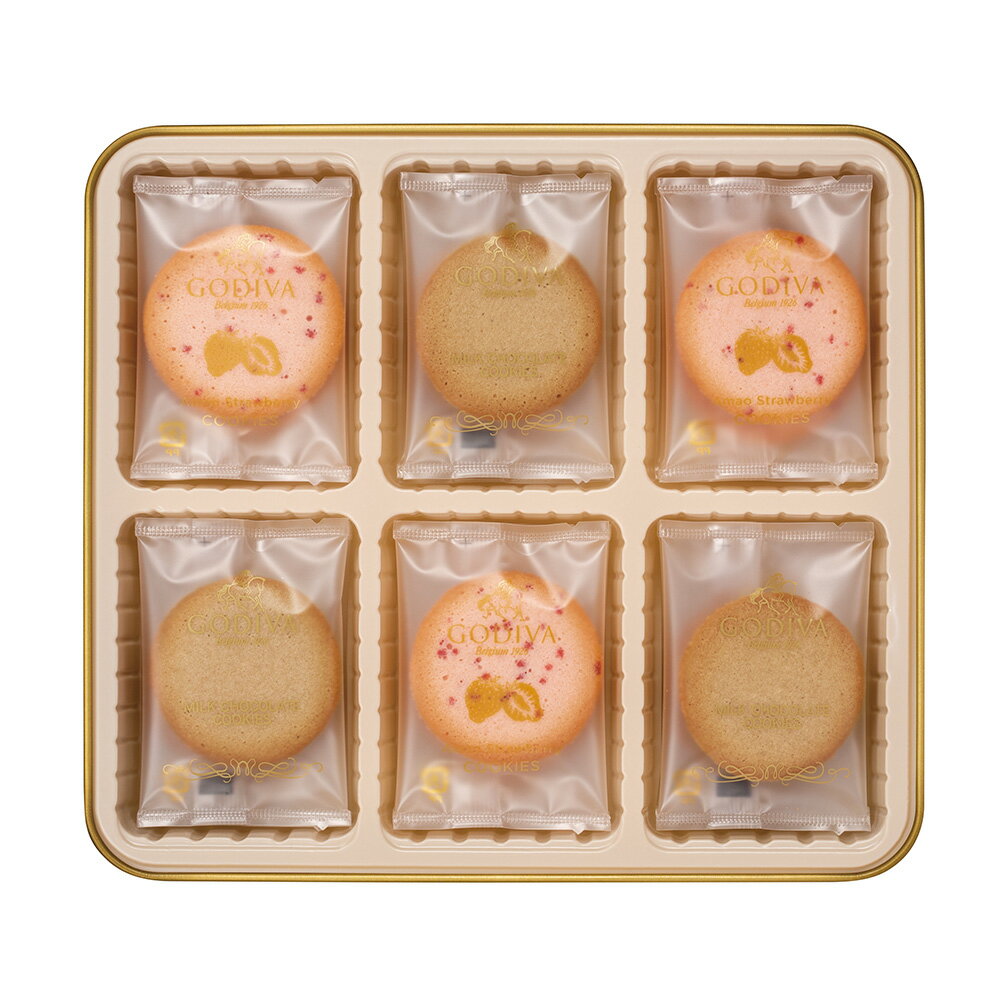 ゴディバ GODIVA あまおう苺クッキーアソートメント 18枚入 送料無料のサムネイル