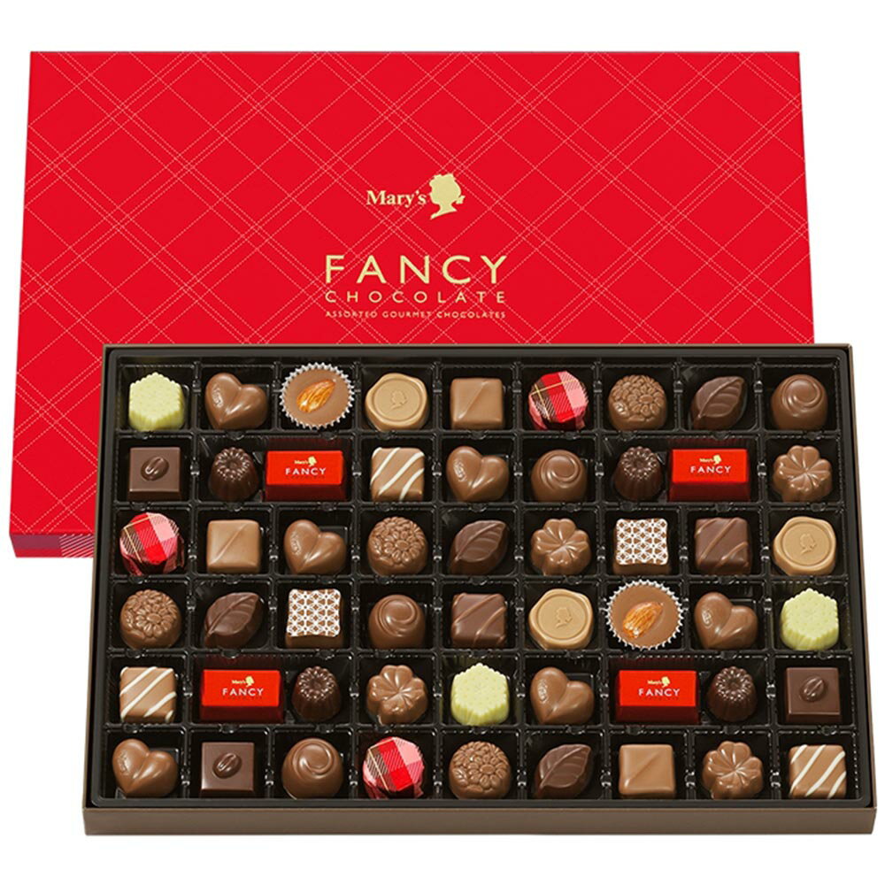 メリーチョコレート メリーチョコレート ファンシーチョコレート 54個入 FC-N プレゼント 食品 プチギフト ホワイトデー 遅れてごめんね お菓子 詰め合わせ 手土産 内祝い お祝い おすすめ クール便 送料無料