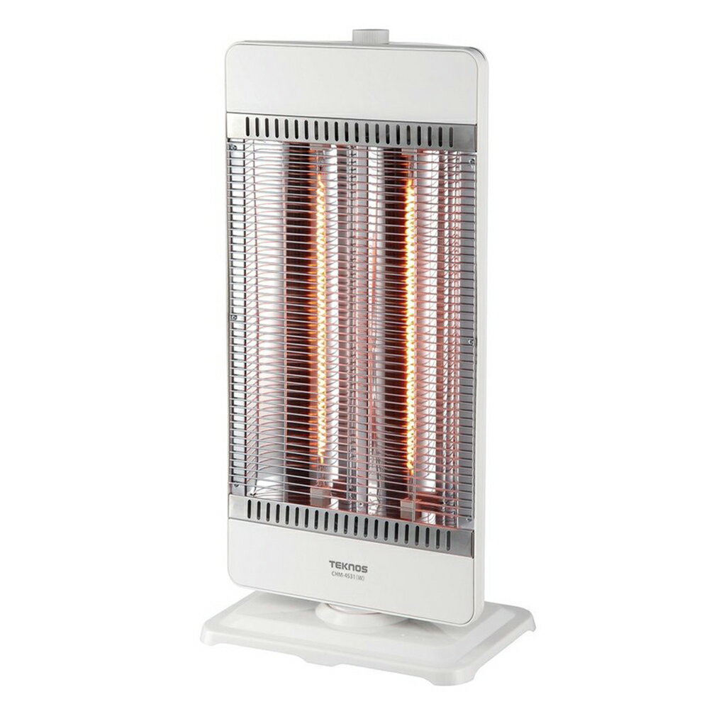 電気ストーブ テクノス カーボンヒーター CHM-4531 ホワイト 暖房 ヒーター ギフト対応不可 送料無料 (sa)
