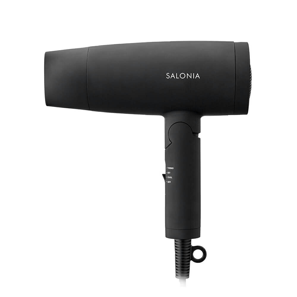 ドライヤー サロニア スピーディー イオンドライヤー SL-013BK ブラック SALONIA 大風量 速乾 マイナスイオン コンパクト ギフト対応不可 送料無料のサムネイル