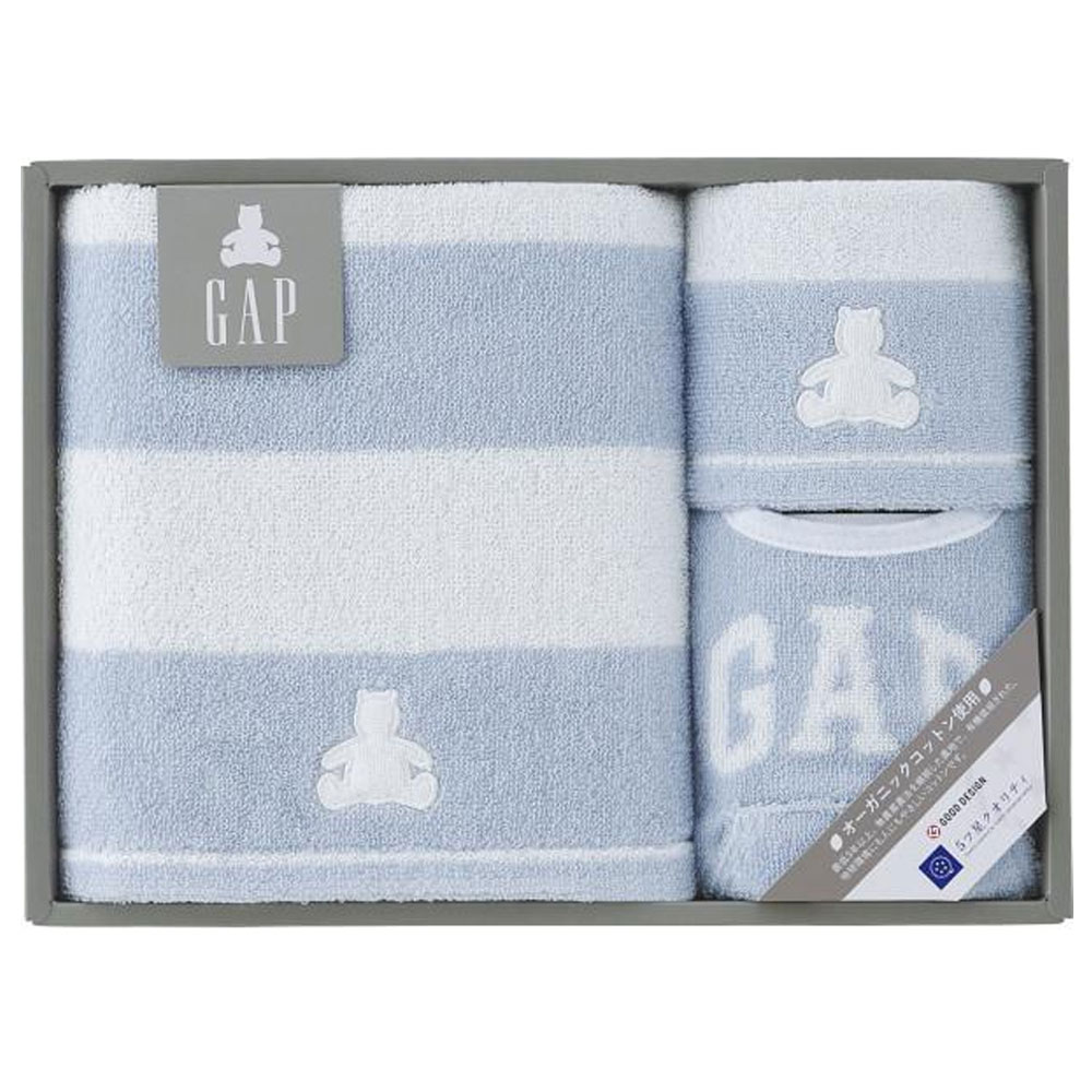 baby GAP バス・ウォッシュタオル・スタイセット ブルー 54-5039300B 送料無料 ギ...
