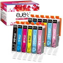 【ejet】互換インクカートリッジ エプソン 用 ITH ITH-BK ITH-6CL イチョウ インク 6色セット(合計12本) 増量 残量表示 EP-709...