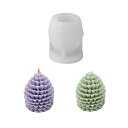 シリコンモールド 松ぼっくり キャンドルモールド ククリスマス モールド 立体 シリコン型 キャンドル作り 粘土 シリコーン型 抜き型 クリスマス 飾り ハンド...