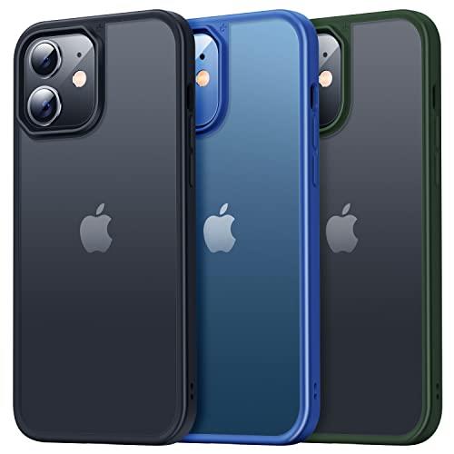 CASEKOO iPhone12 ケース iPhone12Pro ケース 指紋防止 米軍MIL規格 耐衝撃 2022年新型 SGS認証 黄変防止 耐久 ストラッ...
