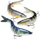 HUACHENG ビッグベイト ルアー ゆらゆら 3本セット シーバス ルアー ジグ セット 14cm 26g 収納ケース付き ロックフィッシュ クロソイ シー...