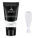 Biutee 長さだし ジェルネイル ポリジェル 60g UV LEDライト対応 初心者用 (クリア)
