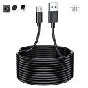 マイクロusbケーブル 3M micro usb 電源ケーブル 防犯監視カメラの給電用 USB A - micro B オスオス ATOM Cam 2/YESK...