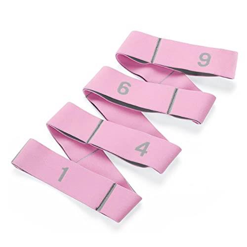 YFFSFDC バレエ ストレッチバンド 開脚ストレッチャー ヨガストレッチストラップ 高弾性 9段階の強度 ..