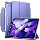 ESR iPad Air 5 ケース iPad Air 4 ケース 10.9インチ 三つ折りスマートケース オートスリープ機能付き Pencil 2のペアリング...