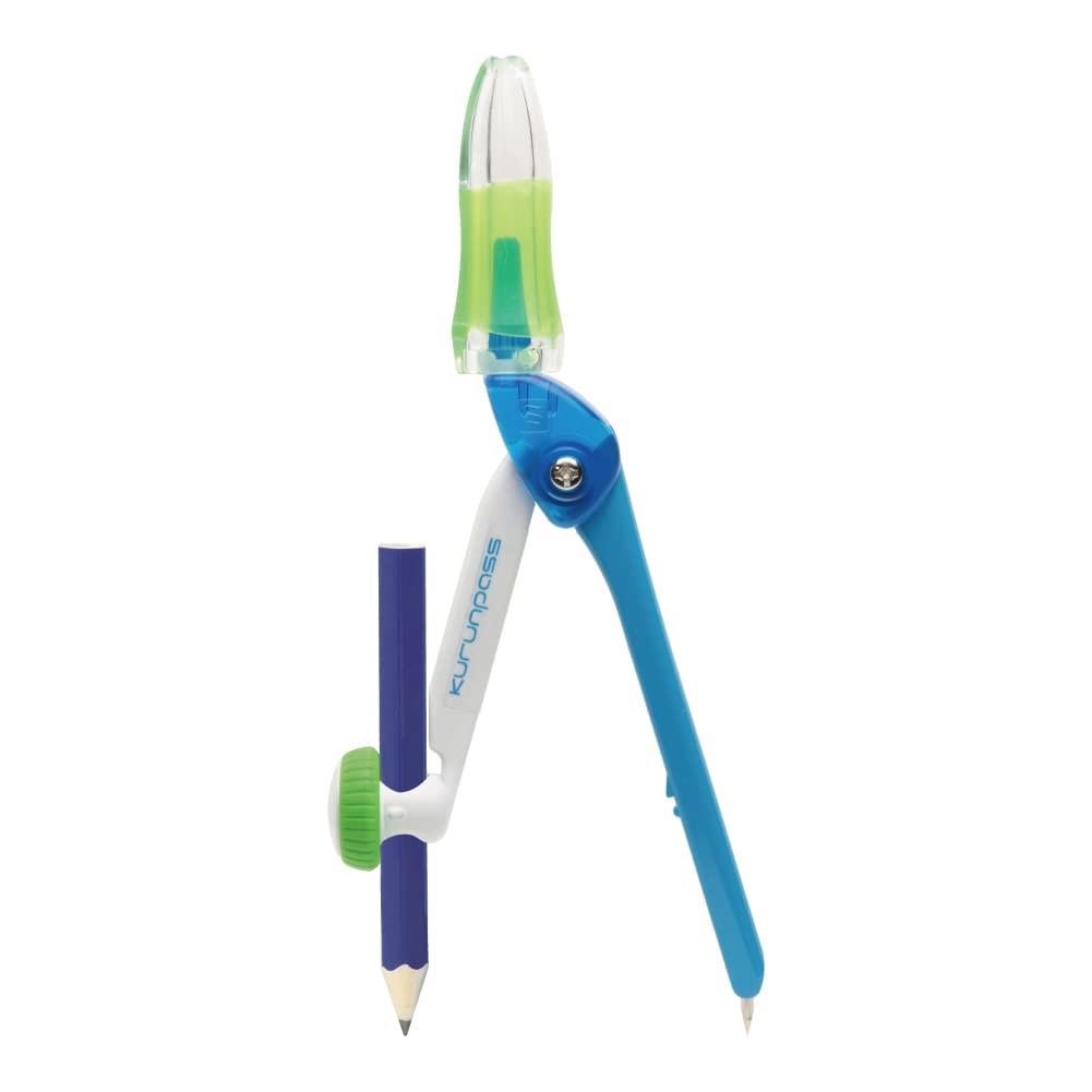 ソニック(Sonic) スーパーコンパス くるんパス 鉛筆用 シリコンカバータイプ ブルー SK-7119-B