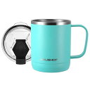 HAUSHOF ステンレスマグカップ 真空断熱コーヒーカップ ふた付き 300ml 保温・保冷カップ 二重構造 携帯マグ タンブラー マグボトル コンビニマグ ...