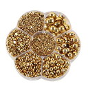 Hitasi 半円パール 3100粒 半球パール ABS パールストーン パールスカボション 2/3/4/5/6/8/10Mm 光沢 半球型 ネイルアート 衣類...