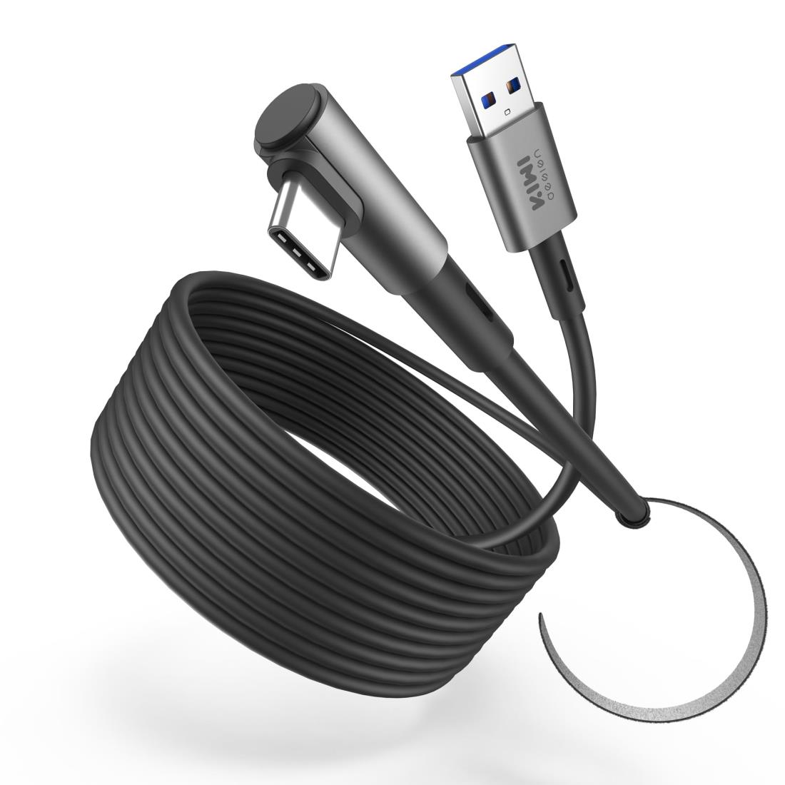 KIWI design 3Meter リンクケーブルOculus/Meta Quest3S/3アクセサリー Quest 2/Pro/Pico 4に対応 USB 3.0リンクケーブルで5 Gbpsのスーパースピードに対応
