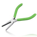 LEONTOOL 平ペンチ 平やっと 平ヤットコ ギザあり アクセサリー用 フラットノーズプライヤー 平口 125mm 小型 軽量 精密作業 ジュエリー製作 手...