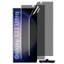 Galaxy S23 Ultra 用 覗き見防止フィルム 指紋認証対応 【2枚セット 柔らかいTPU素材 自動修復】 ギャラクシーS23ウルトラ 画面保護フィル...