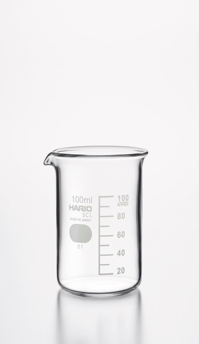柴田科学 ビーカー 目安目盛付 100mL 010020-10051A