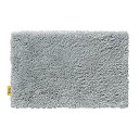 オカ(OKA) 乾度良好 Dナチュレ バスマット 約45×65cm グレー ( お風呂マット 大判 浴室 おしゃれ 洗面所 足ふきマット 抗菌 防臭 )
